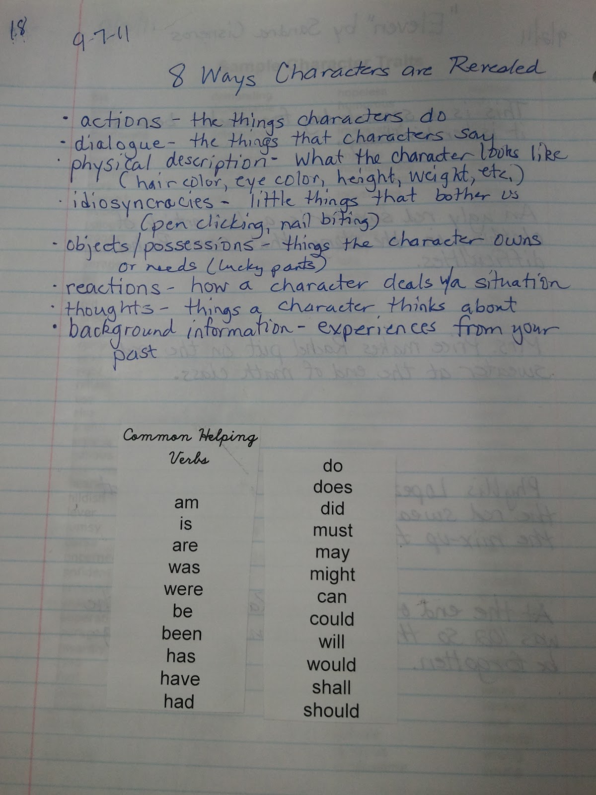 how to take notes for research middle school