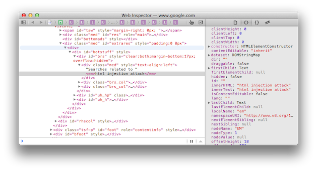 how to search page source