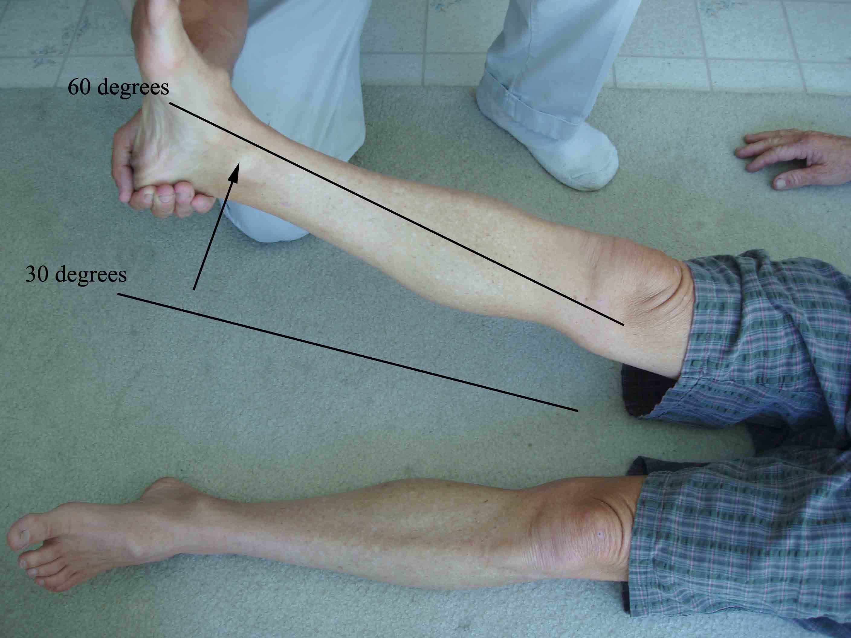 how to take pulse in ankle