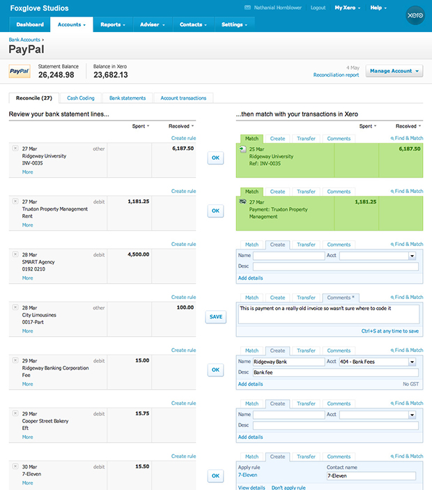 how to set up a credit card in xero
