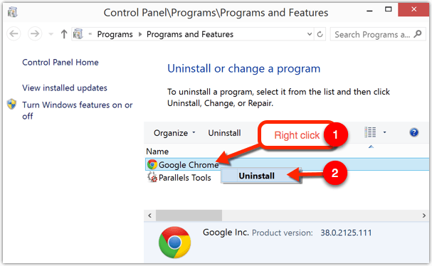 how to uninstall programs on win 10