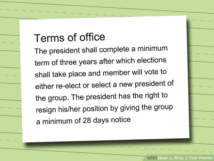 how to write bylaws for a club