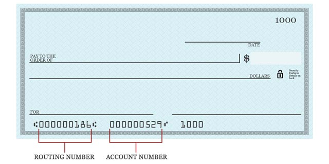 how to tell transit number on cheque