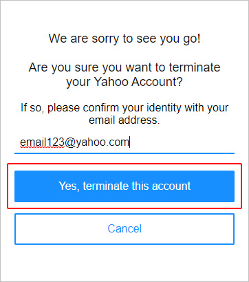 how to delete yahoo search
