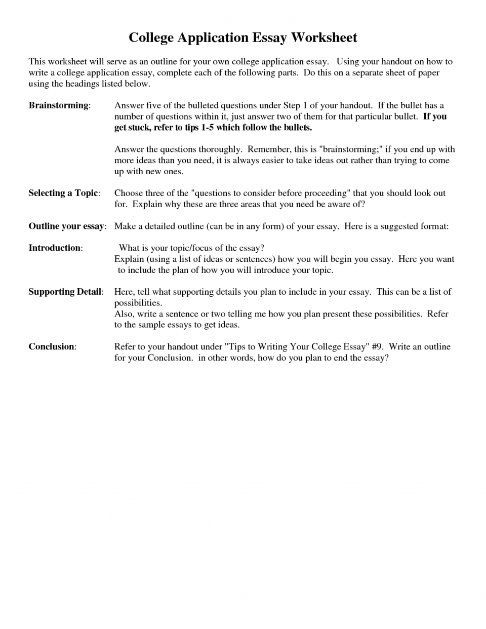 how to write a college argumentative essay