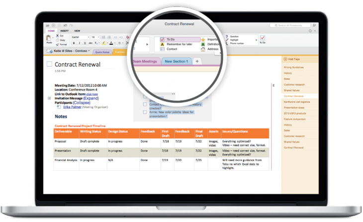 how to send onenote files