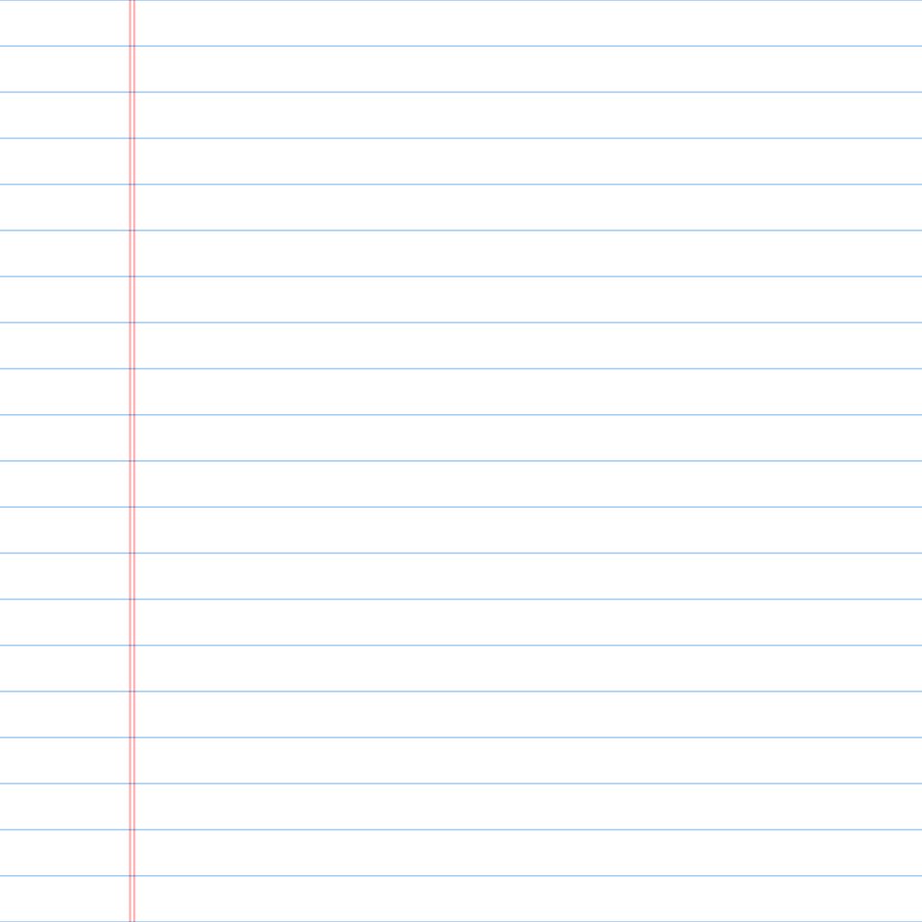 how to set line spacing to lined paper size