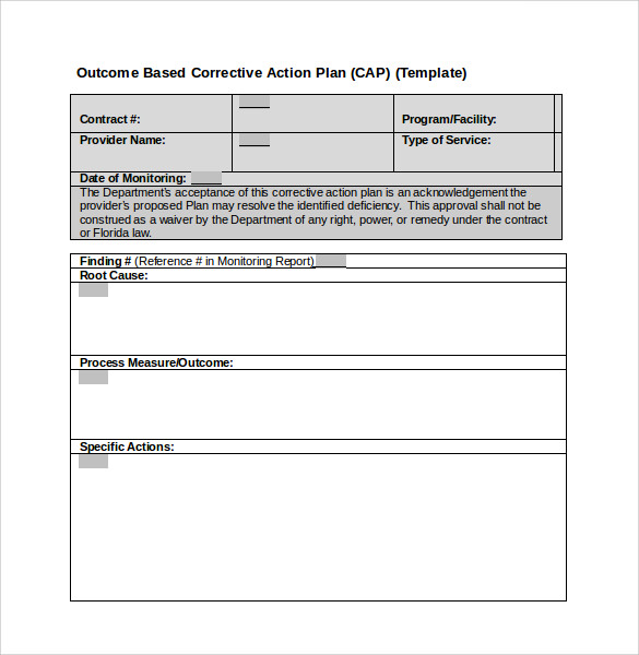 how to write a corrective action letter