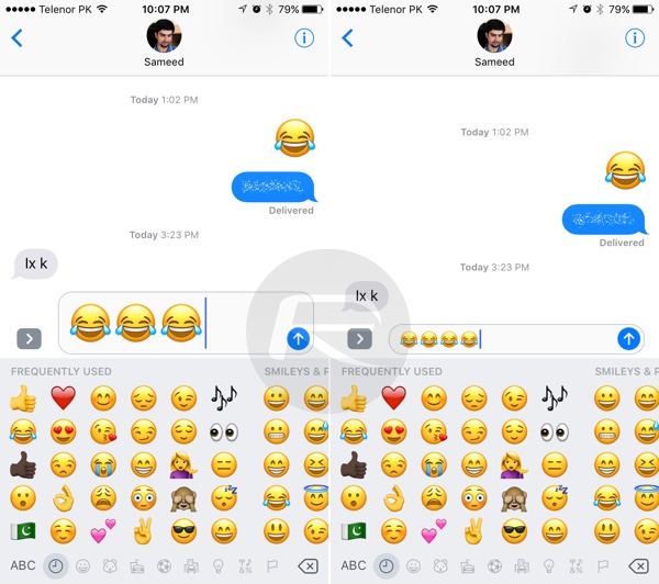 how to send text message from iphone ios 10