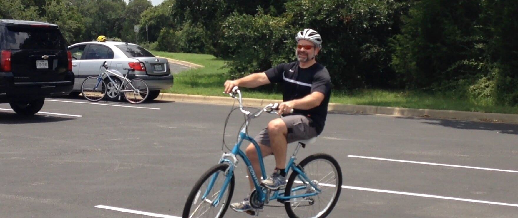 how to teach an adult to ride a bike